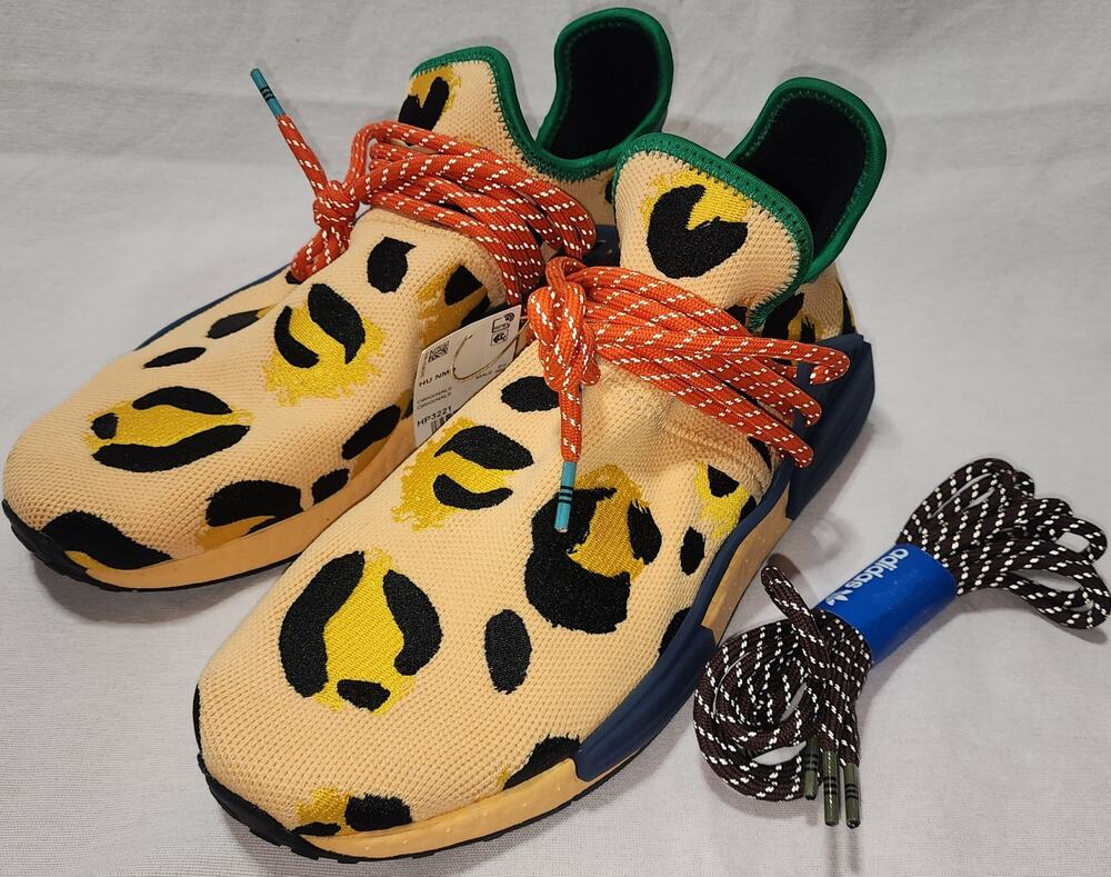 Adidas Pharrell Williams animal print new men's size 10